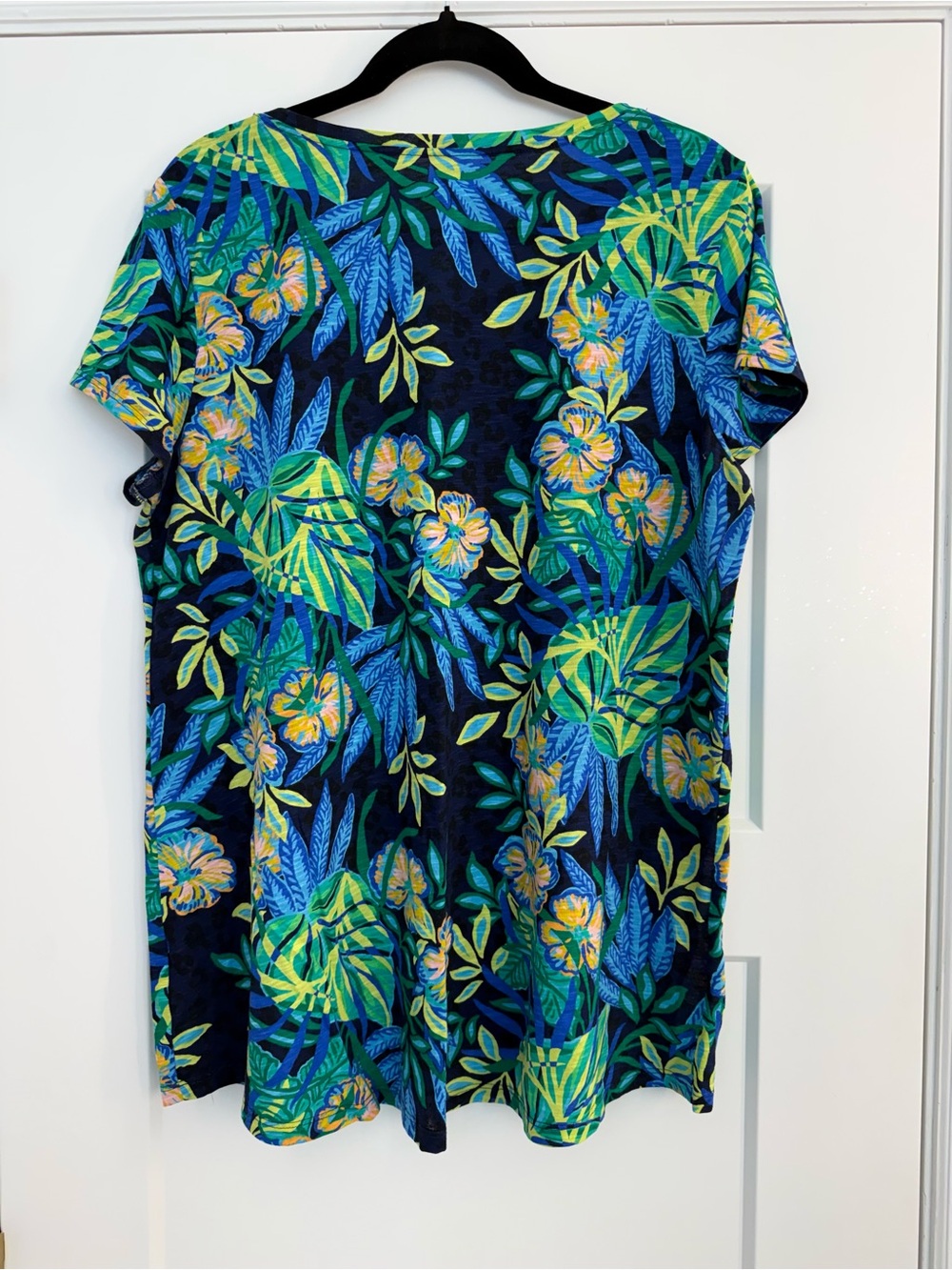 Lilly Pulitzer ETTA SCOOP-NECK TOP, MULTI THE HOTTEST SPOT - Picture 4 of 6